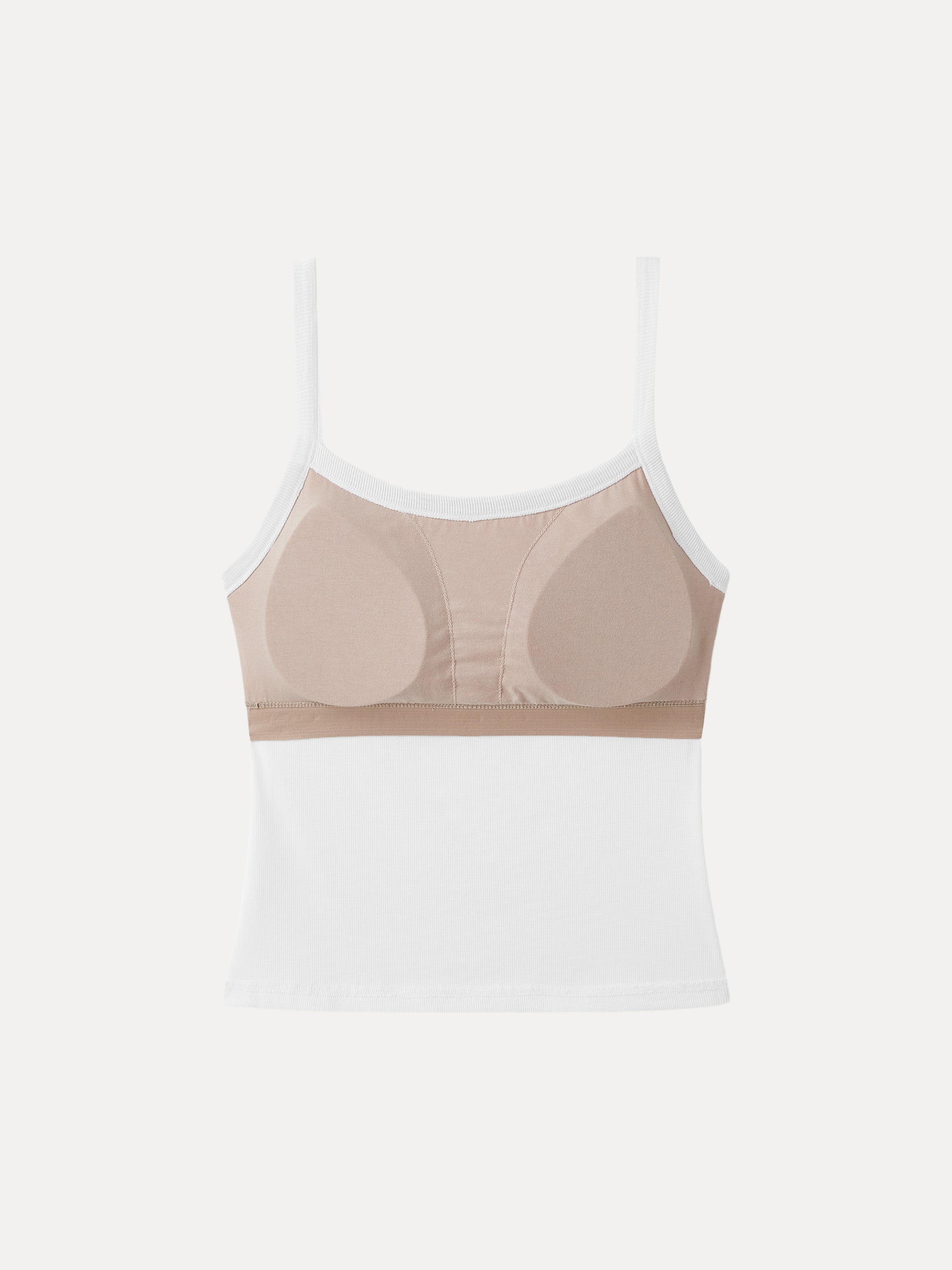 OGLmove Everyday Cotton Low Back Airy Bra Tank White