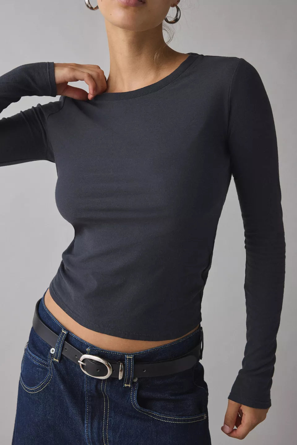 Women's Spill The Tee Long Sleeve Cotton T-Shirt