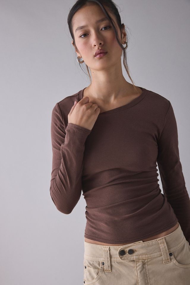 BDG Women's Long Sleeve Spill The Tee