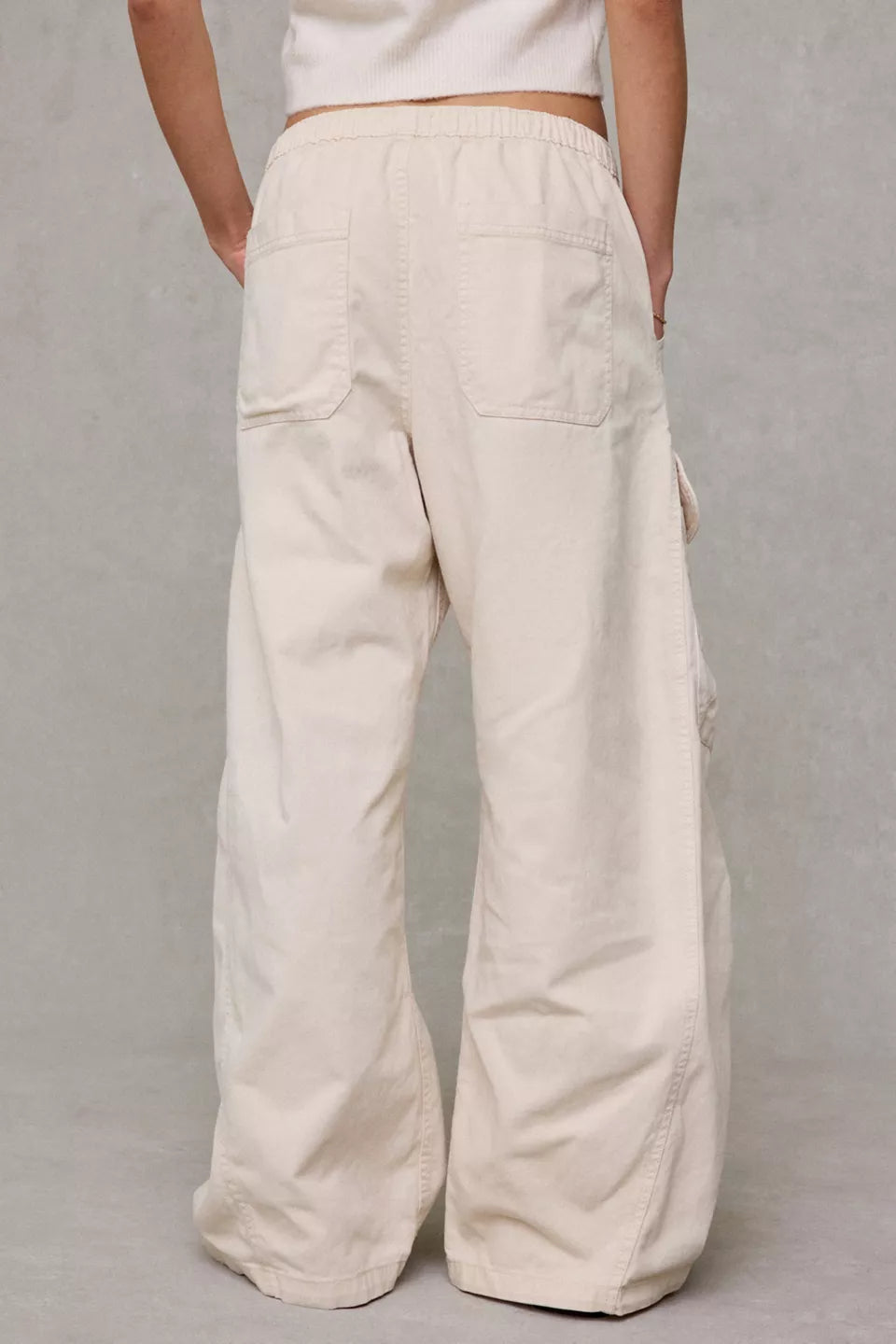 Women's Station Cocoon Baggy Barrel Leg Cargo Jeans
