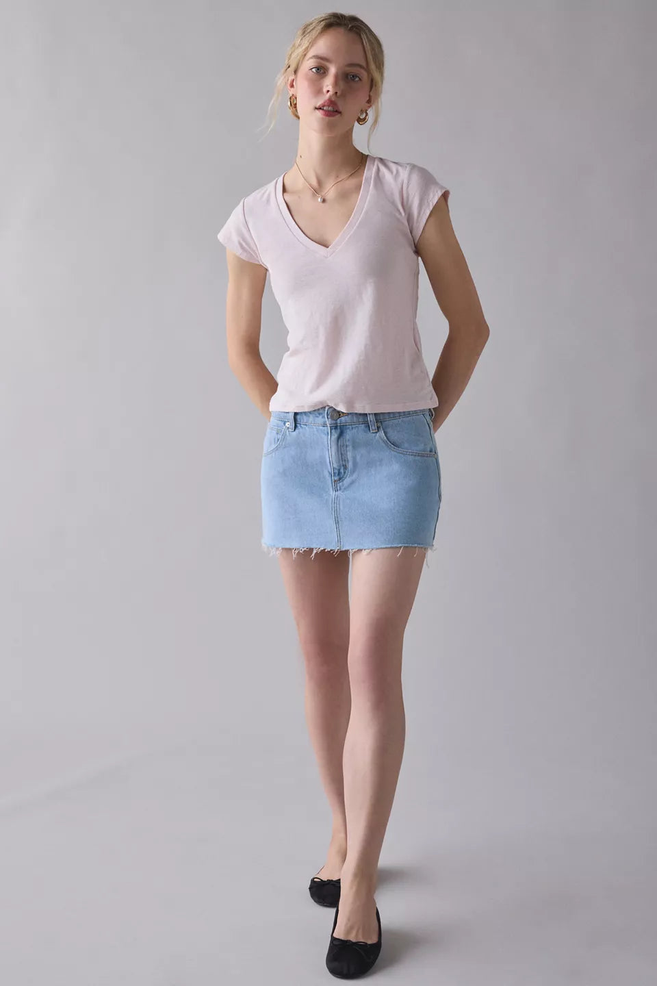 Women's V-Neck Short Sleeve Spill The Tee