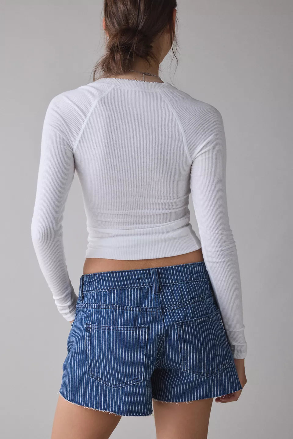 Women's Oscar Relaxed Cutoff Denim Mini Shorts