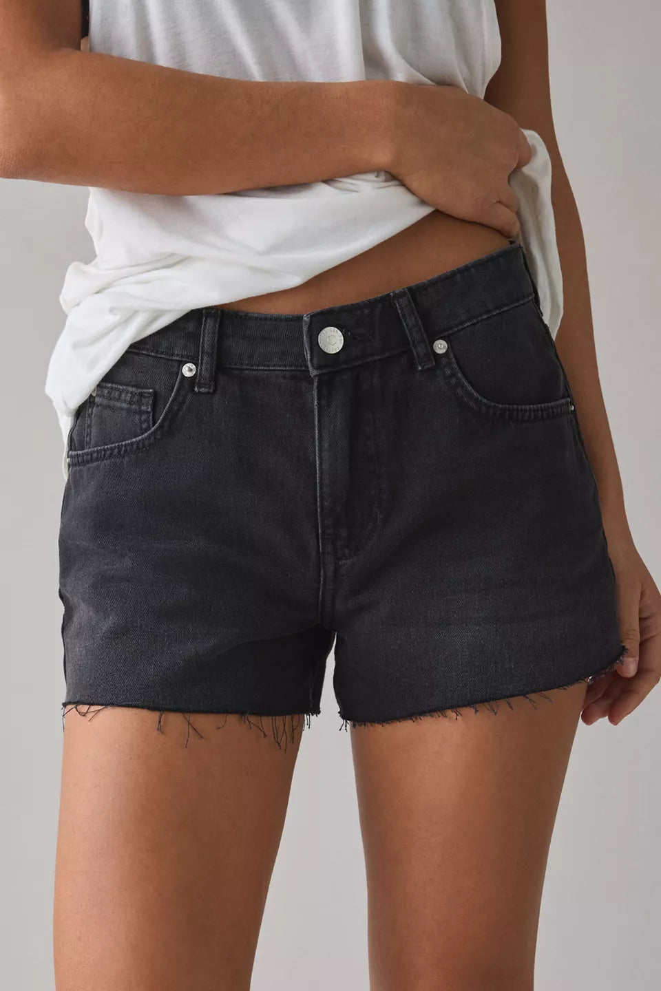 Women's Oscar Relaxed Cutoff Denim Mini Shorts