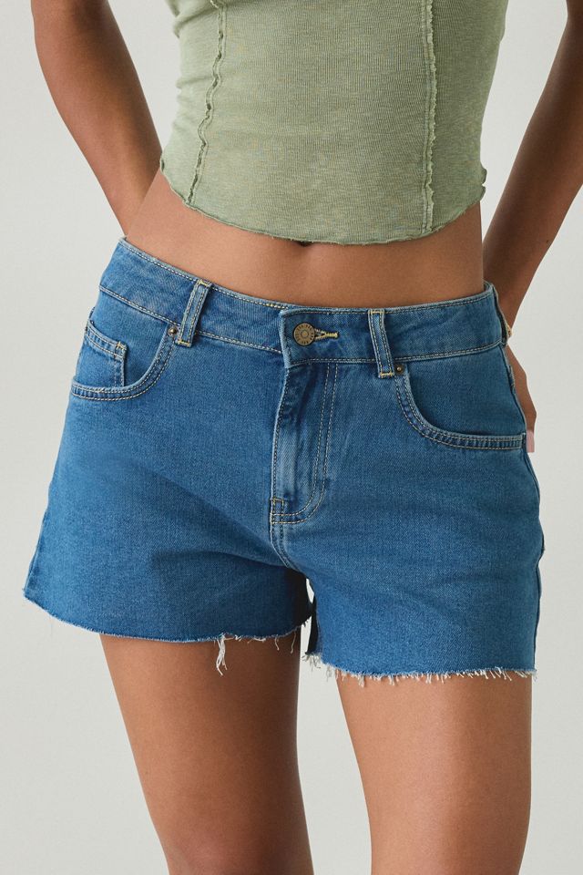BDG Women's Oscar Relaxed Cutoff Denim Mini Shorts