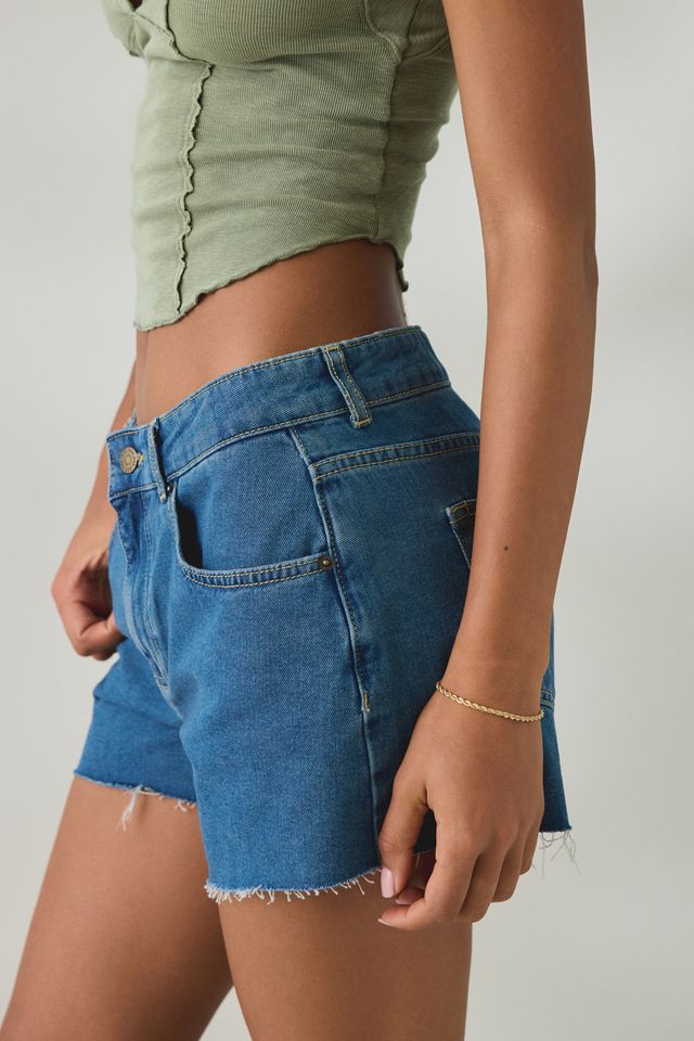 BDG Women's Oscar Relaxed Cutoff Denim Mini Shorts