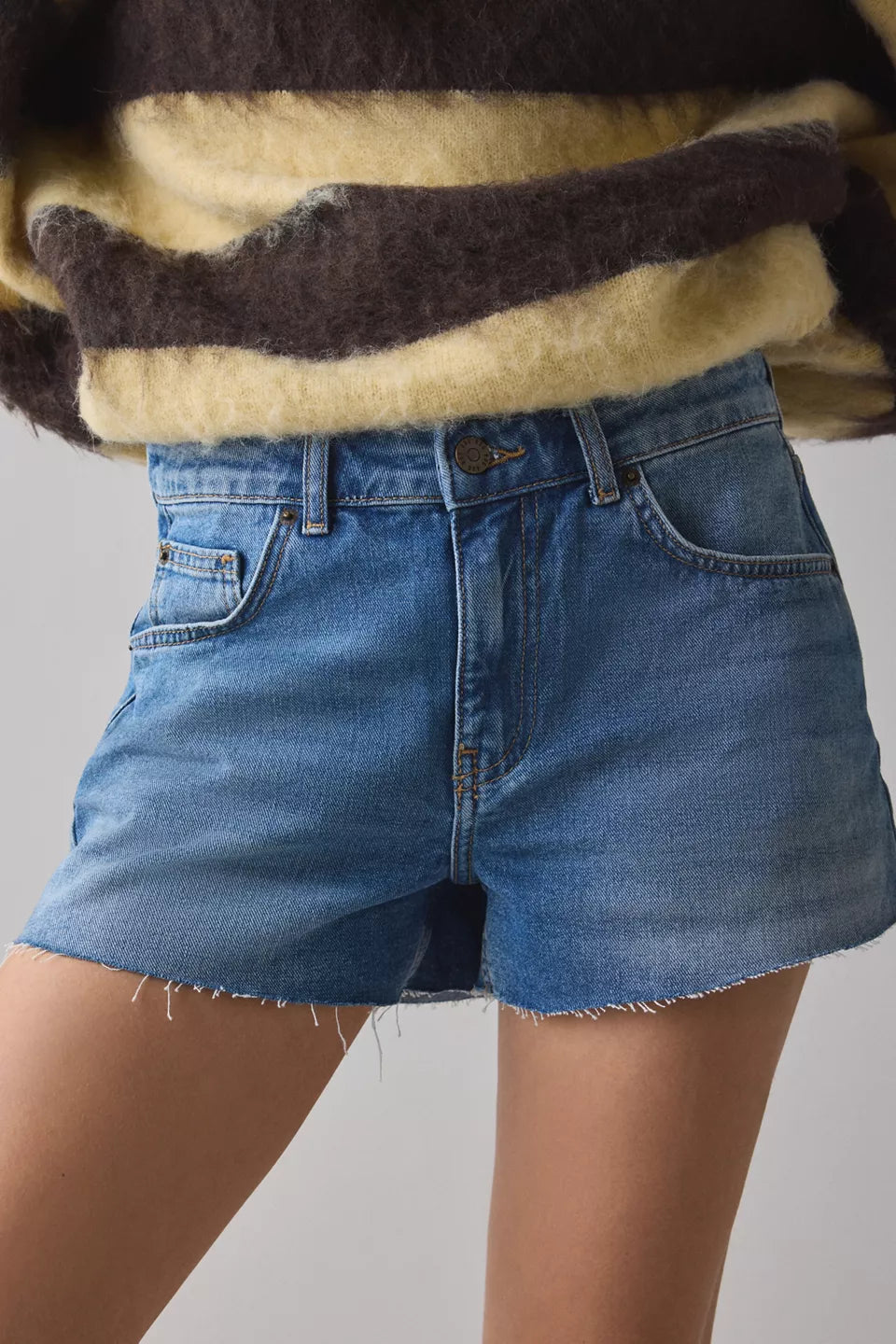 Women's Oscar Relaxed Cutoff Denim Mini Shorts