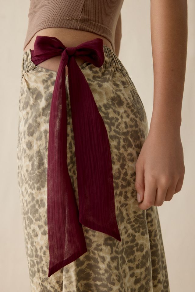 Out From Under Women's Eat Your Heart Out Side-Tie Bow PJ Pants