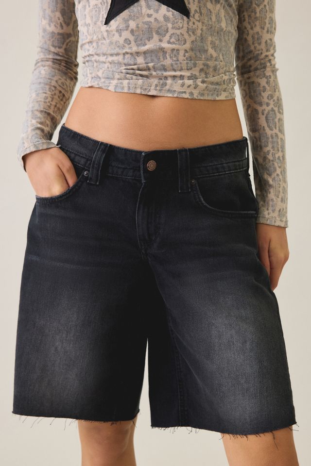BDG Women's Front Runner Mid-Rise Baggy Jorts