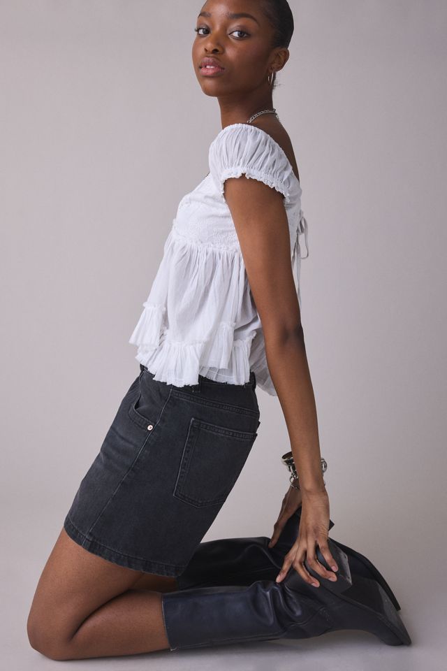 BDG Women's Indie Mid-Rise Denim Shorts