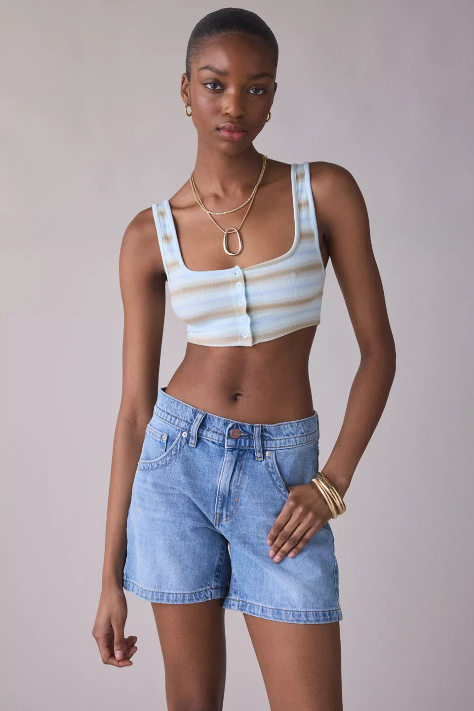 Women's Indie Mid-Rise Denim Shorts