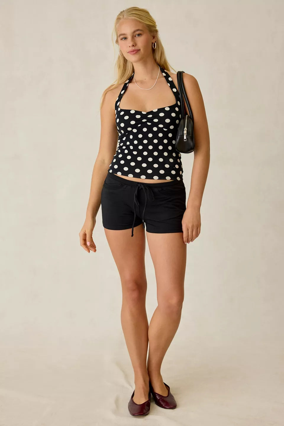 Out From Under Women's Bec Pinch-Front Halter Cami