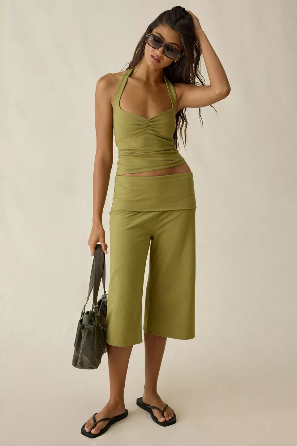 Women's Bec Pinch-Front Halter Cami