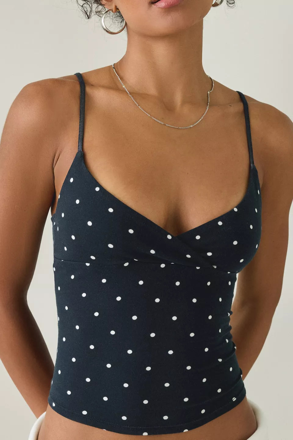 Women's Bec Plunging Surplice Cropped Cami