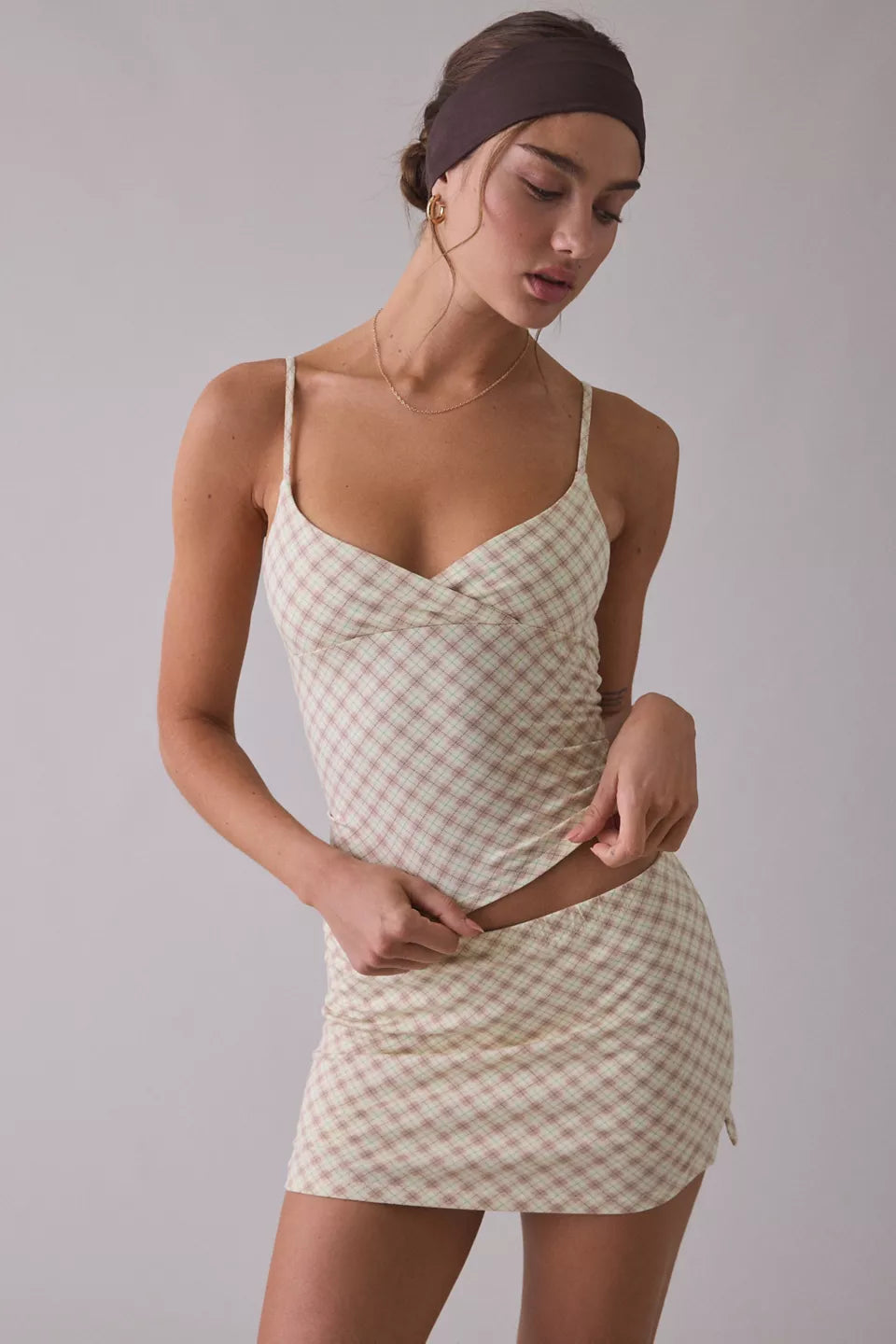 Women's Bec Plunging Surplice Cropped Cami