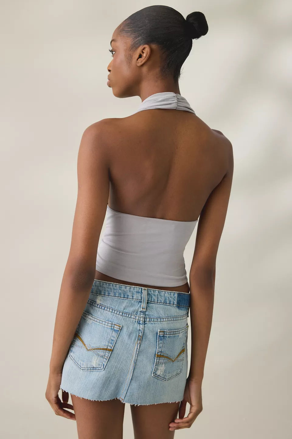 Women's Party For You Jersey Knit Plunging Halter Top