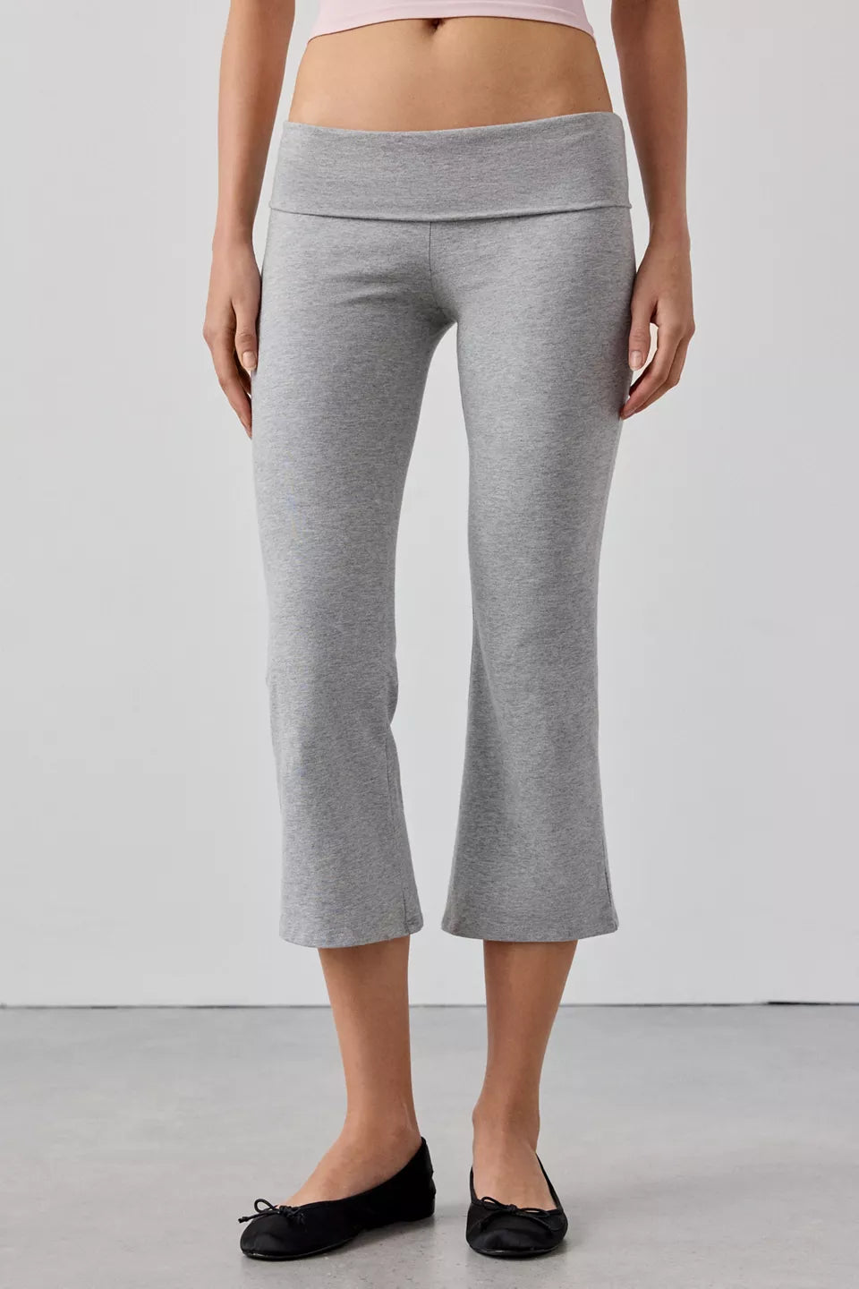 Women's Bec Cropped Foldover Kick Flare Pants