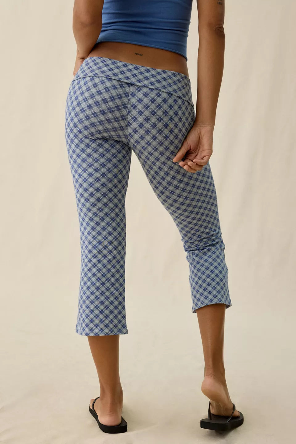 Women's Bec Cropped Foldover Kick Flare Pants