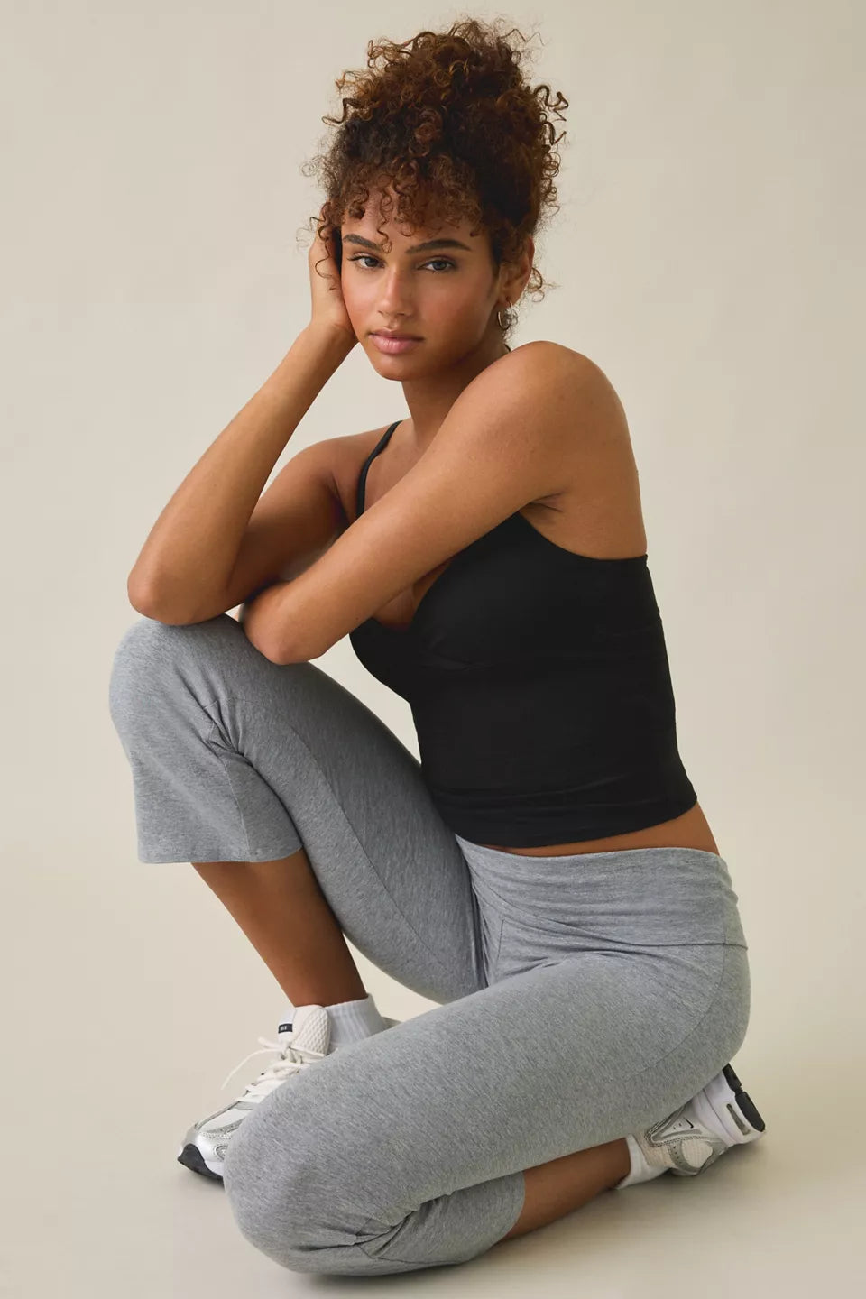 Women's Bec Cropped Foldover Kick Flare Pants
