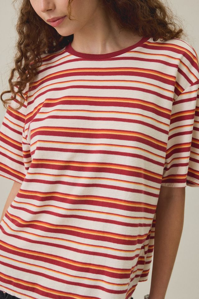 BDG Women's Boxy Short Sleeve Spill The Tee