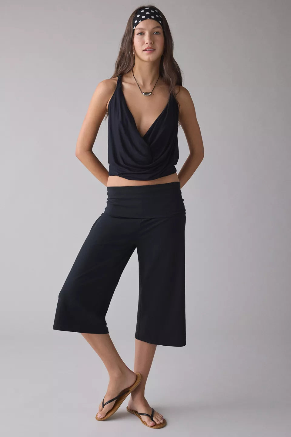 Women's Bec Cropped Gaucho Pants
