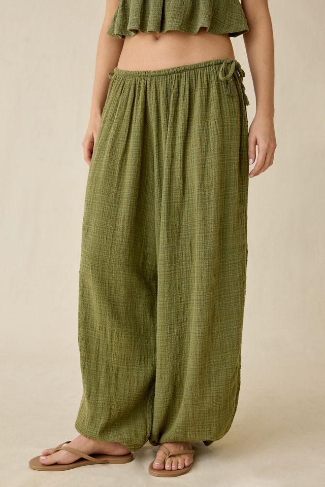 Out From Under Women's Golden Hour Side-Tie Balloon Pants