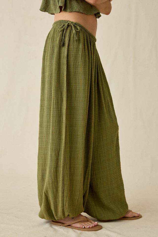 Out From Under Women's Golden Hour Side-Tie Balloon Pants