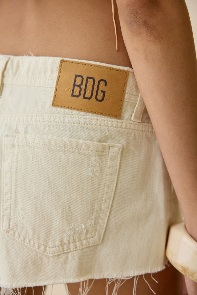 BDG Women's Jenni Low-Rise Denim Micro Shorts