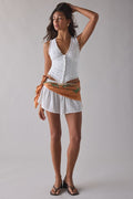 Kimchi Blue Women's It's A Vibe Eyelet Lace Trim Corset Tank Top