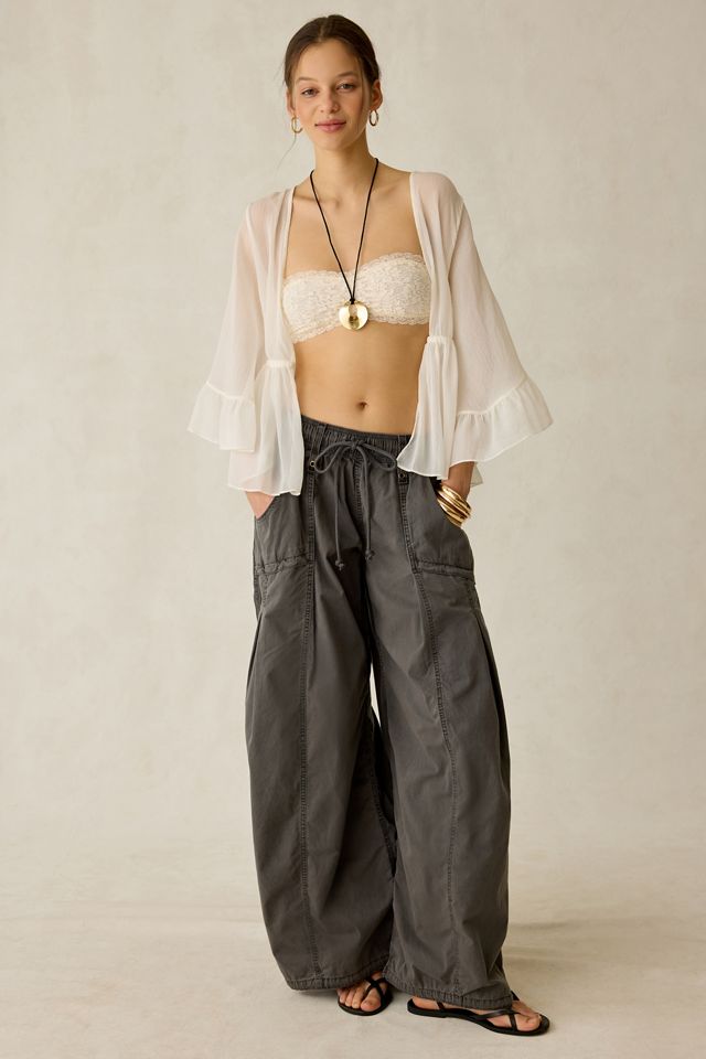 BDG Women's Sunridge Mid-Rise Cargo Balloon Pants