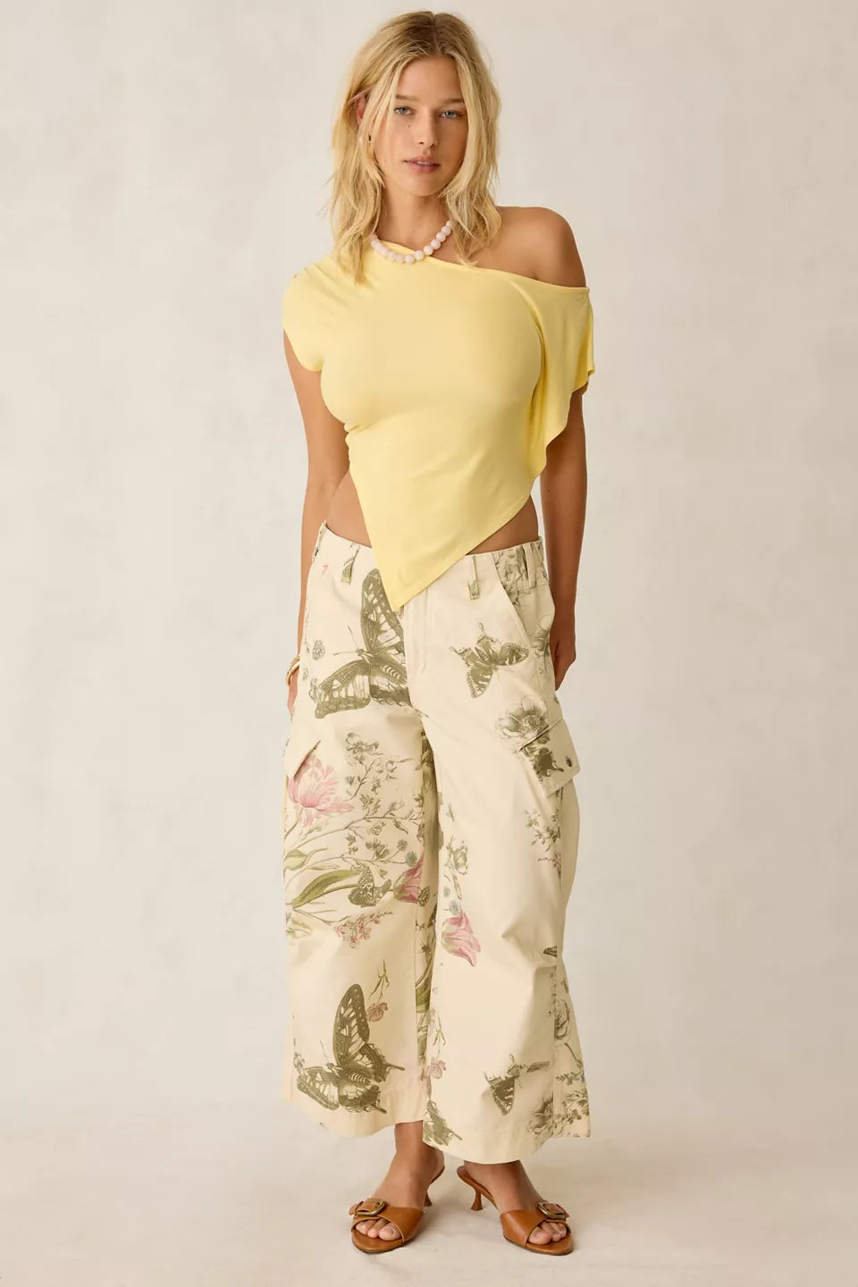 Women's Bia Jersey Knit Asymmetric Off-The-Shoulder Poncho