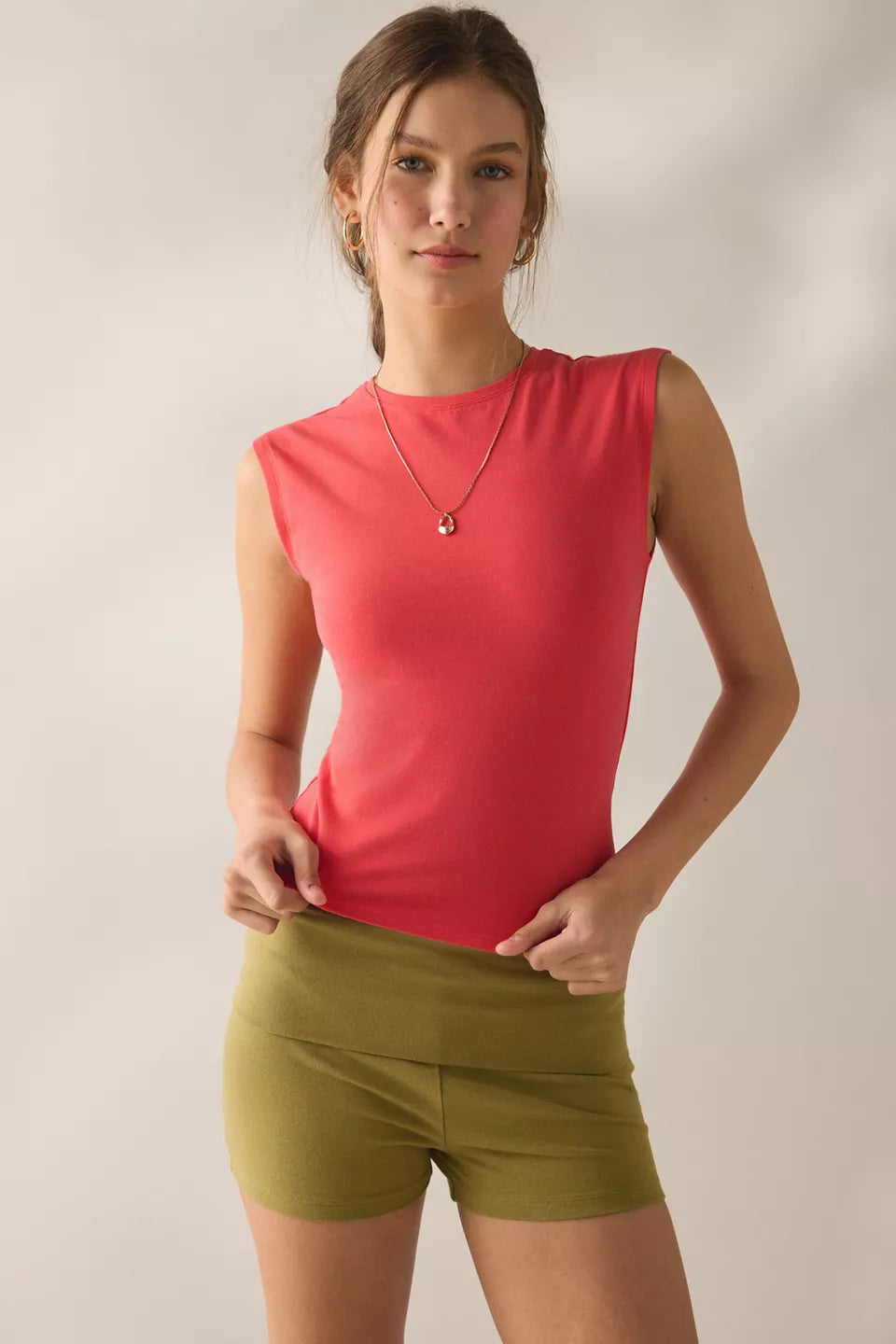 Out From Under Women's Bec Muscle Baby Tee