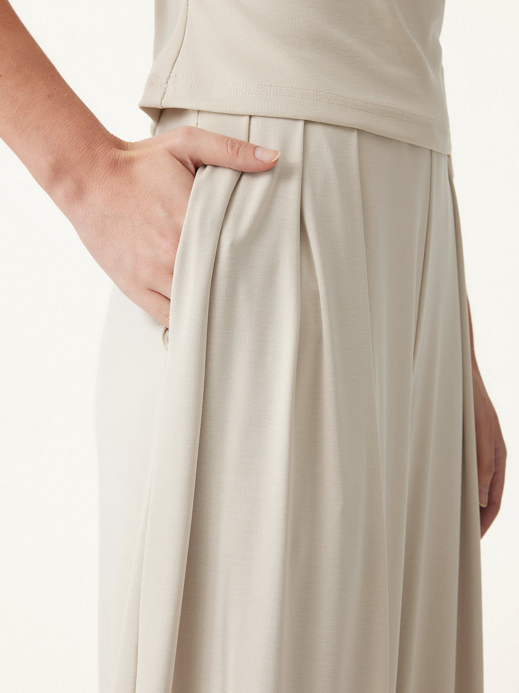 OGLmove Boatneck Batwing Top and Wide Leg Palazzo Pant Set