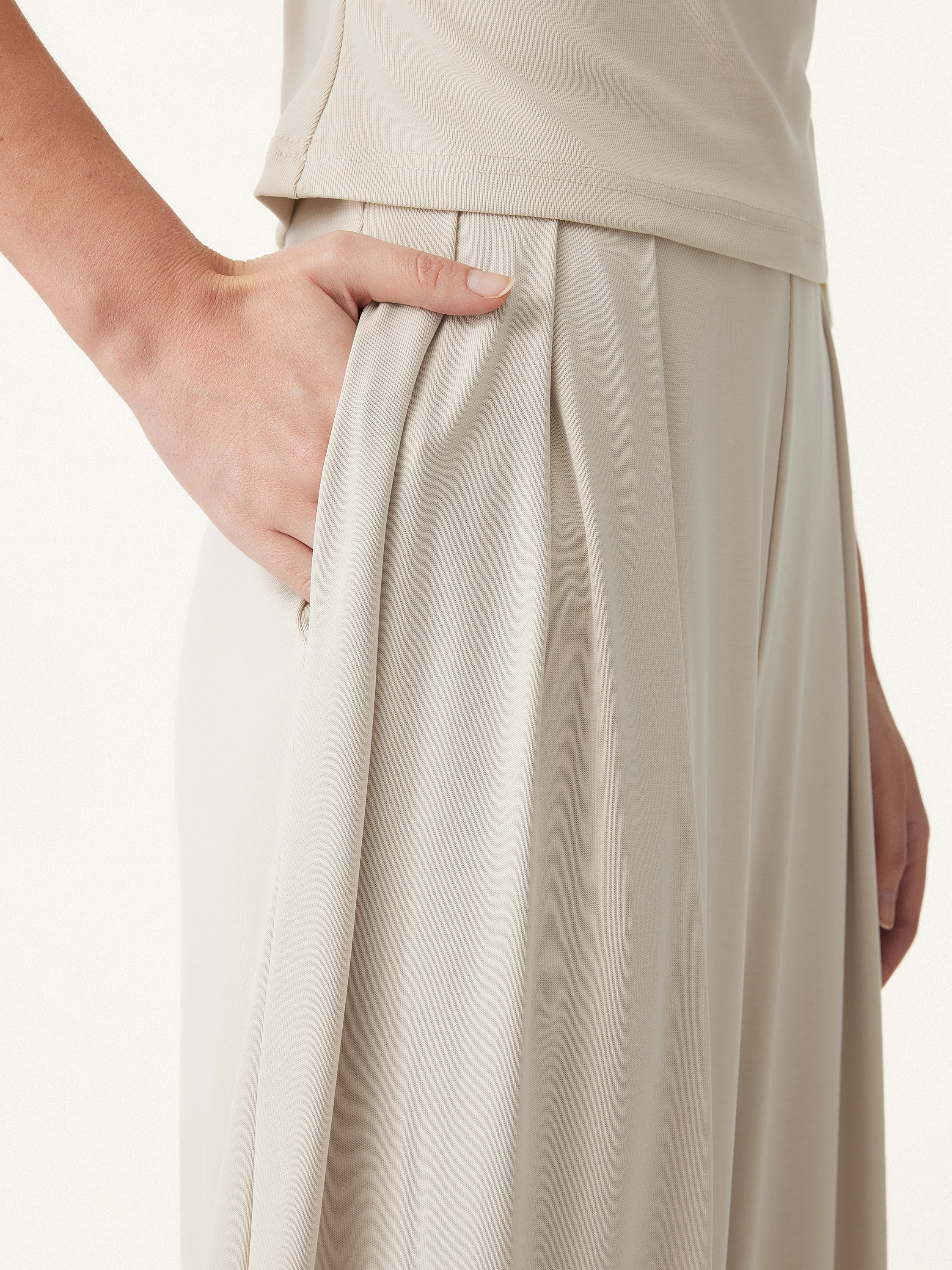 OGLmove Boatneck Batwing Top and Wide Leg Palazzo Pant Set