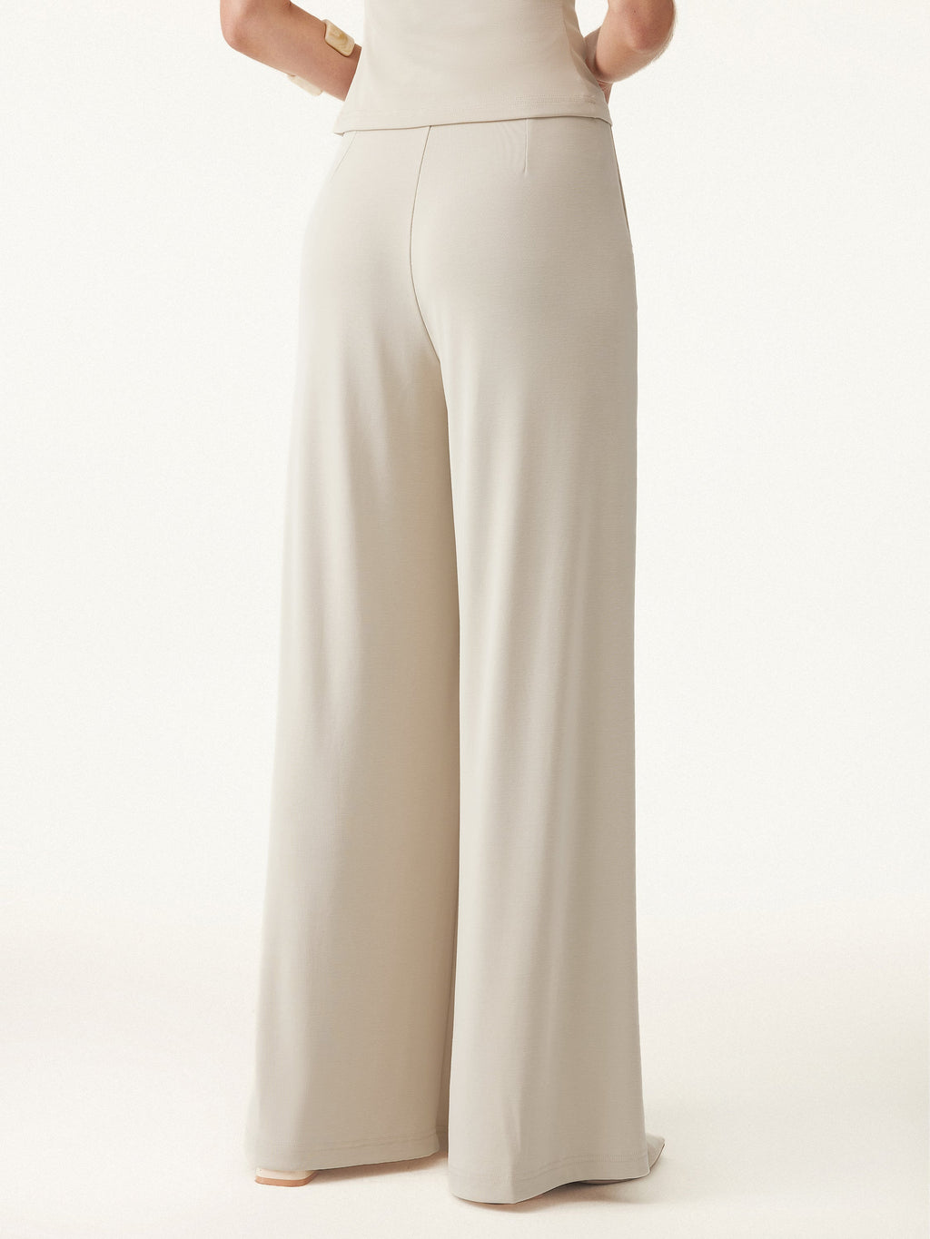 OGLmove Boatneck Batwing Top and Wide Leg Palazzo Pant Set