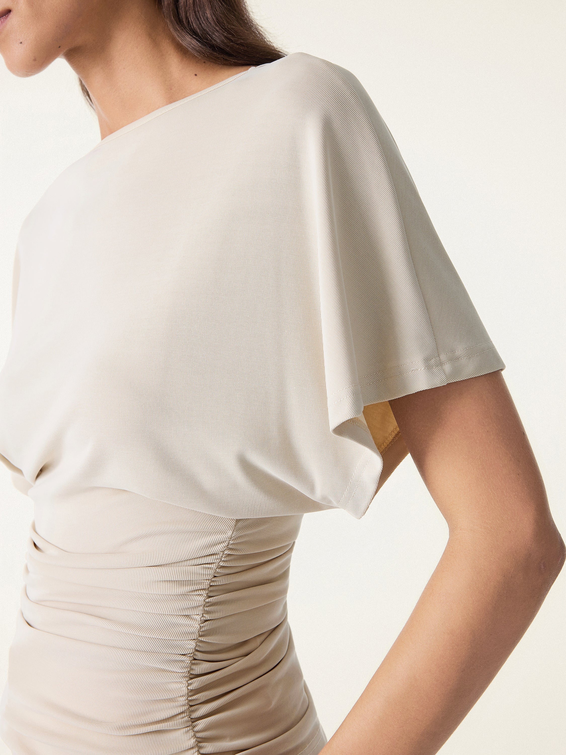 OGLmove Boatneck Batwing Top and Wide Leg Palazzo Pant Set