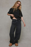 BDG Women's Logan Buckle Baggy Barrel Jeans