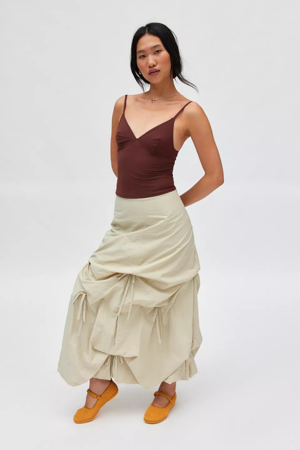 Women's Je T'aime Mesh Cropped Cami