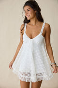 Urban Outfitters Women's Primrose Lace Babydoll Romper
