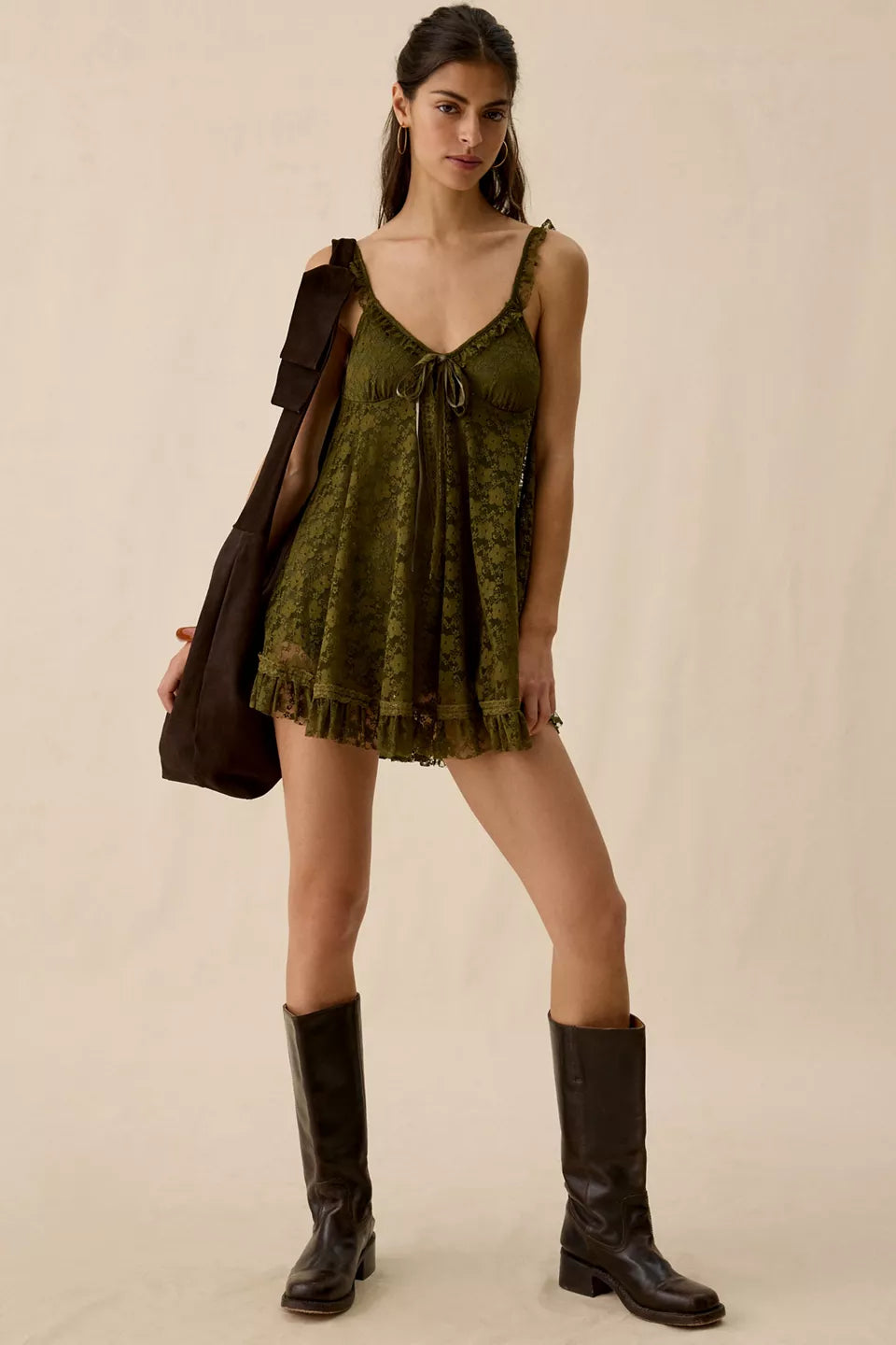 Women's Primrose Lace Babydoll Romper