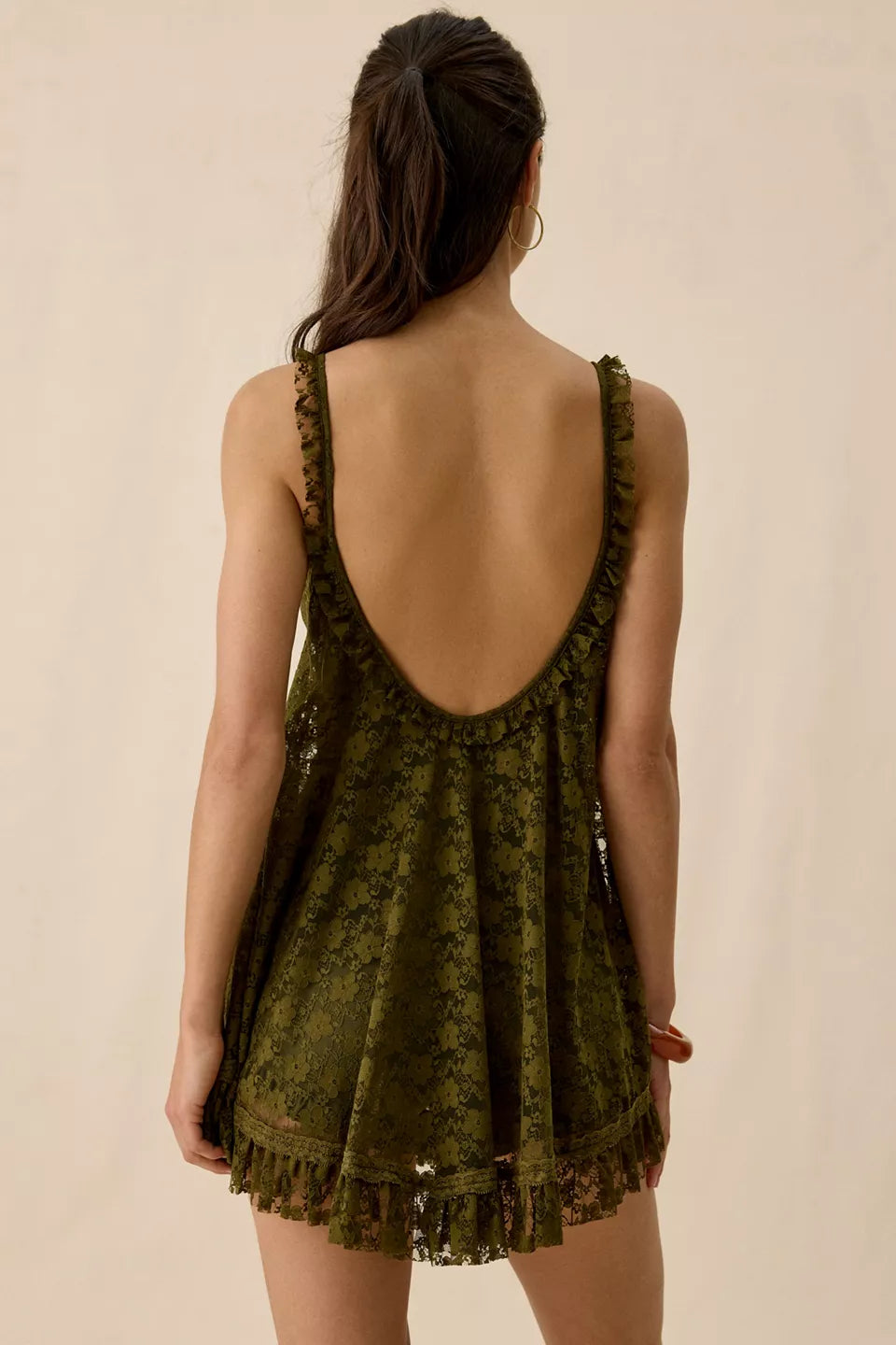 Women's Primrose Lace Babydoll Romper