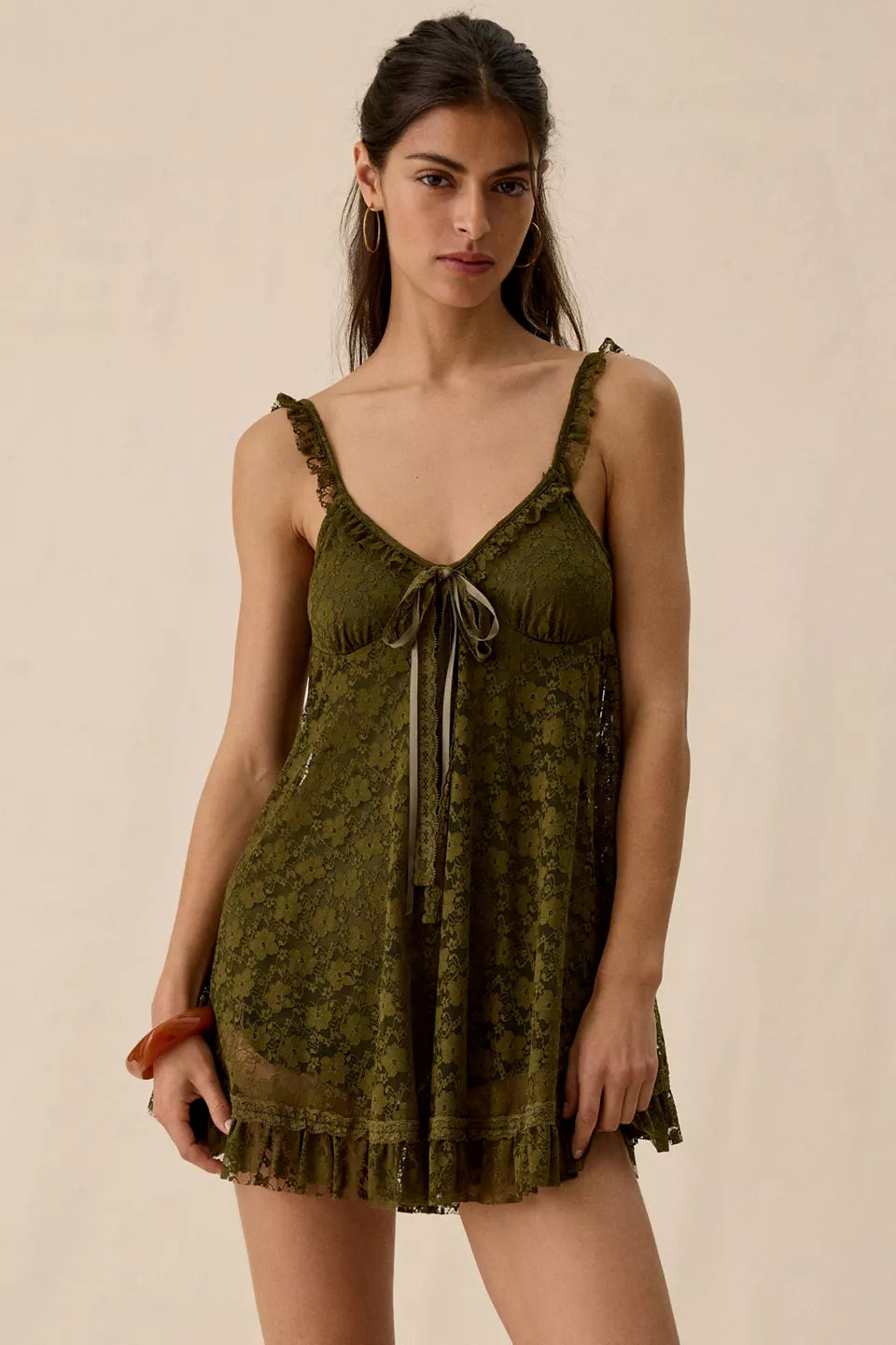 Women's Primrose Lace Babydoll Romper