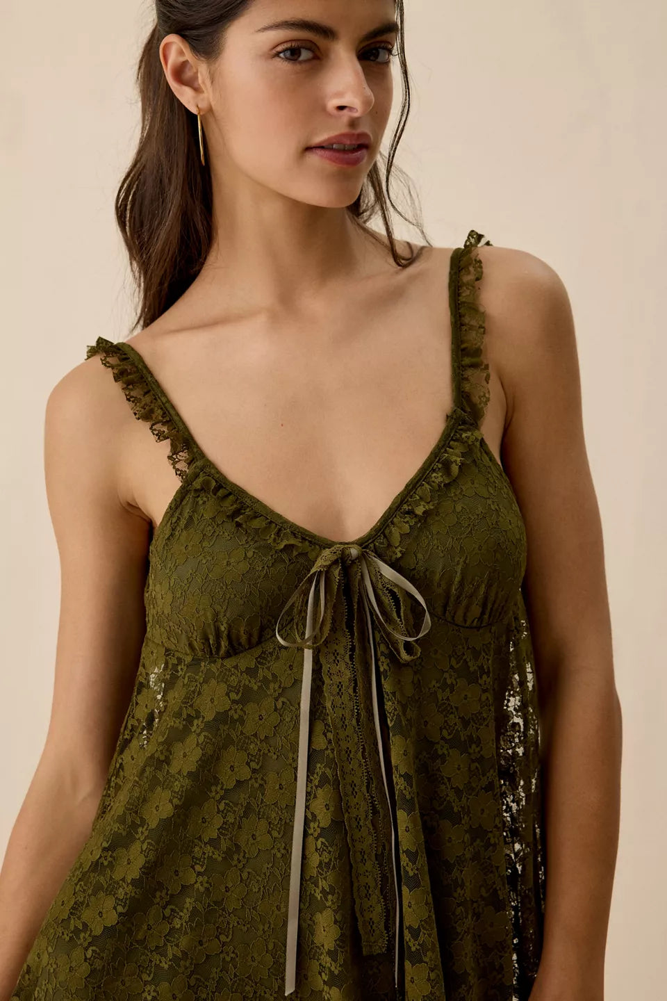 Women's Primrose Lace Babydoll Romper