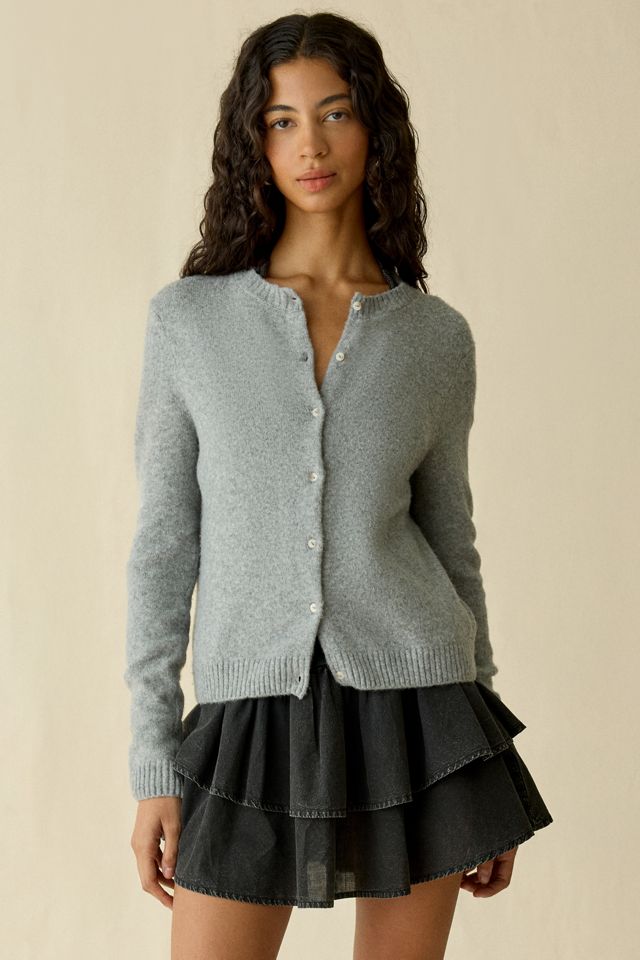 Kimchi Blue Women's Rachel Cropped Button-Up Cardigan
