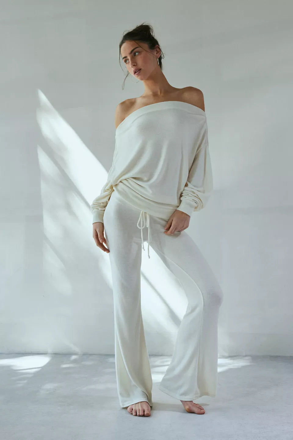 Women's Clarity Cozy Knit Off-The-Shoulder Top