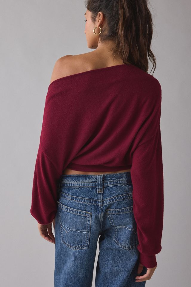 Out From Under Women's Clarity Cozy Knit Off-The-Shoulder Top