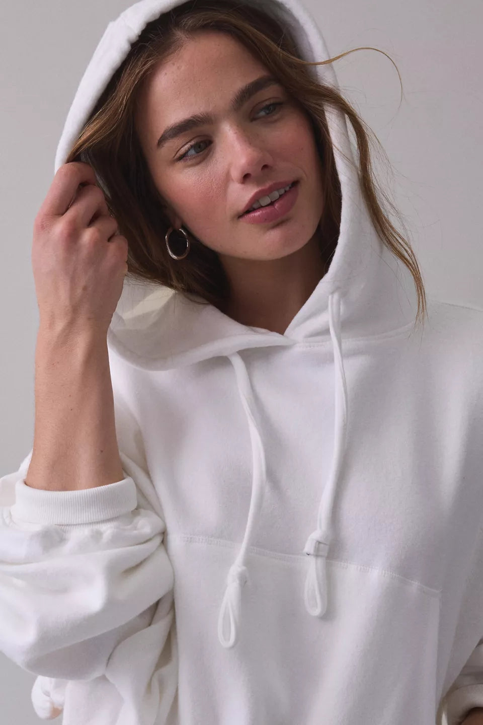 Women's Try Me Bubble Cropped Hoodie Sweatshirt