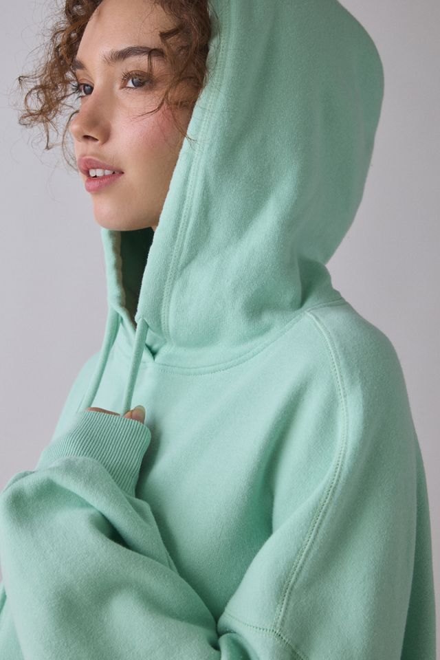 Out From Under Women's Try Me Bubble Cropped Hoodie Sweatshirt