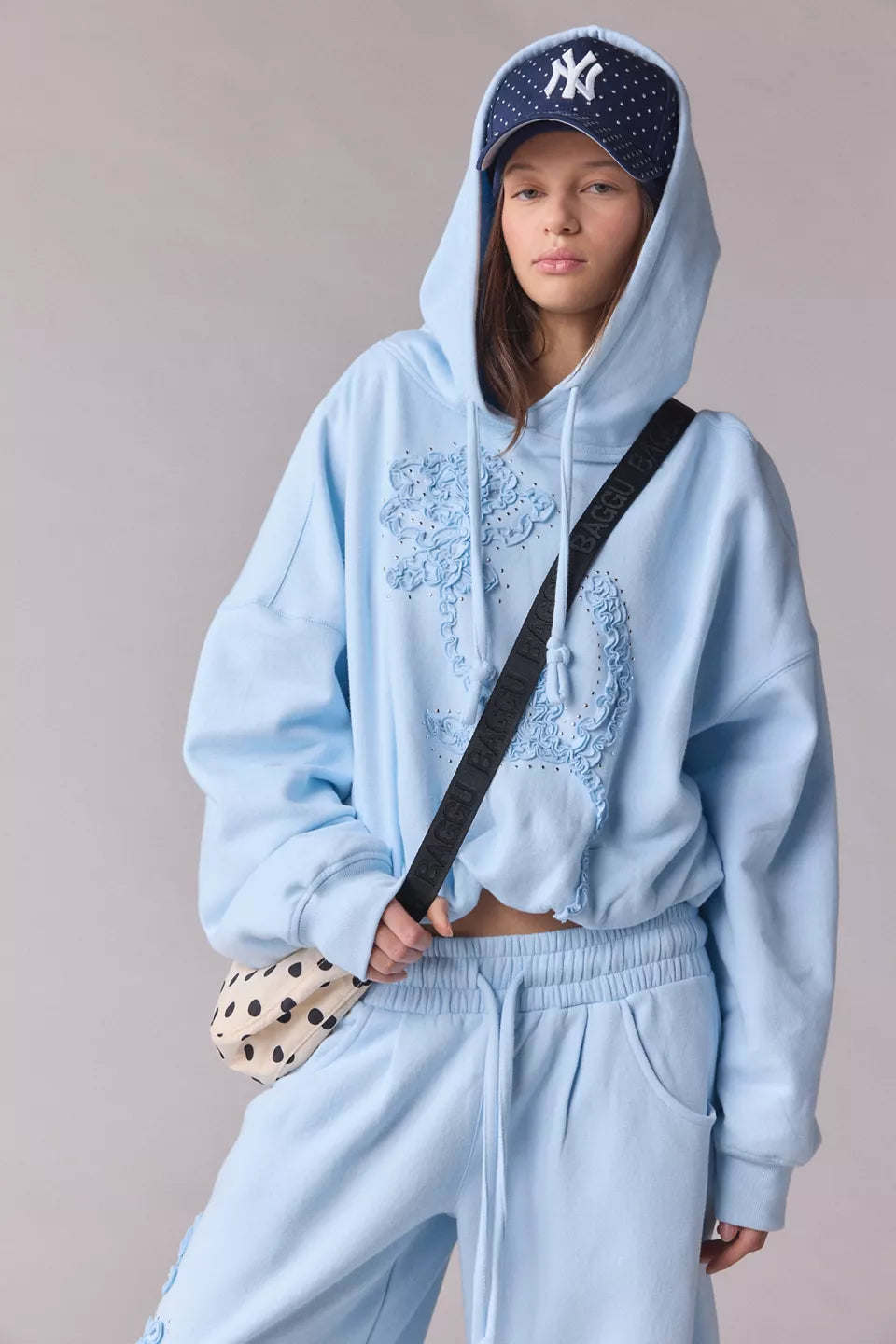 Out From Under Women's Try Me Bubble Hoodie Sweatshirt