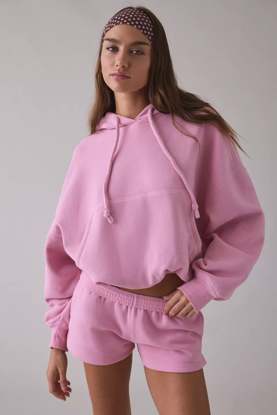 Women's Try Me Bubble Cropped Hoodie Sweatshirt