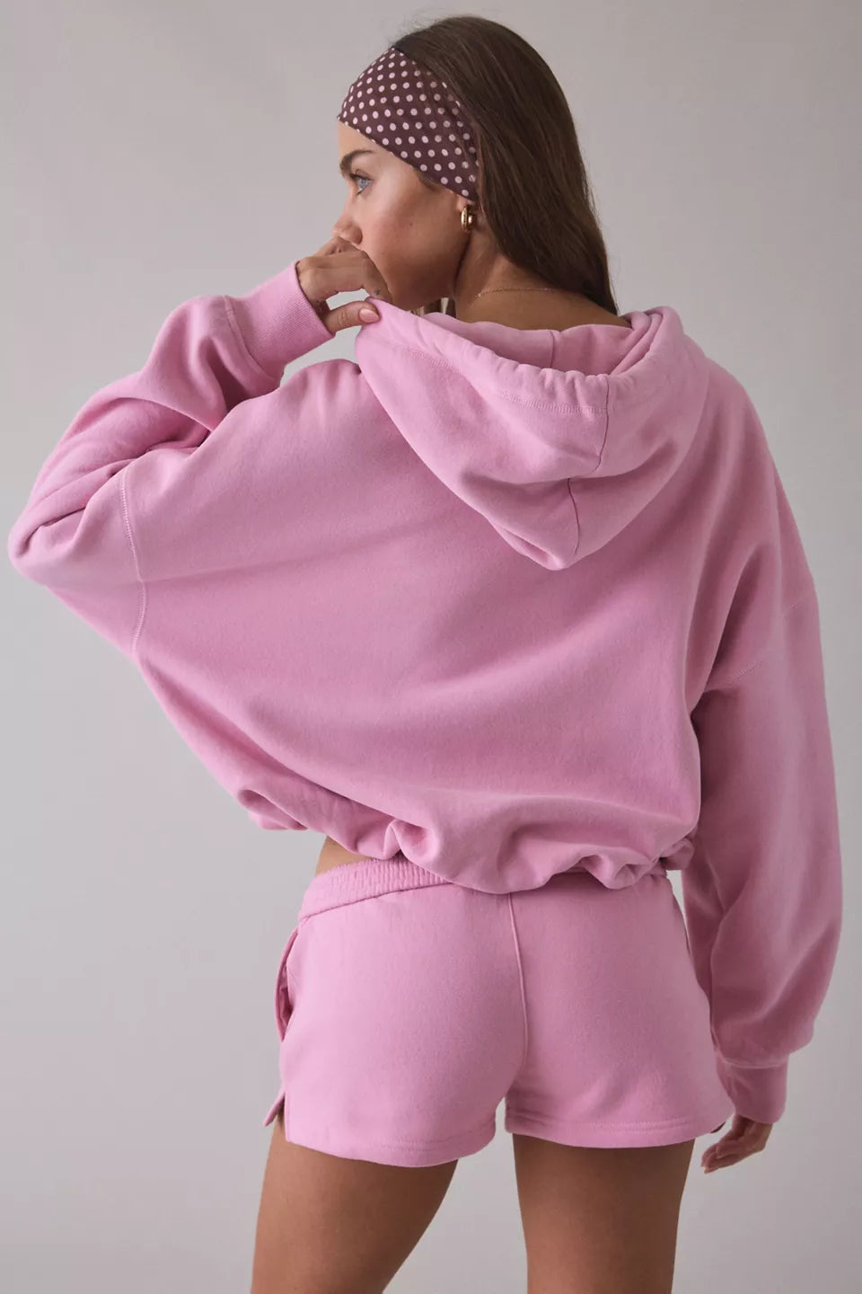 Women's Try Me Bubble Cropped Hoodie Sweatshirt